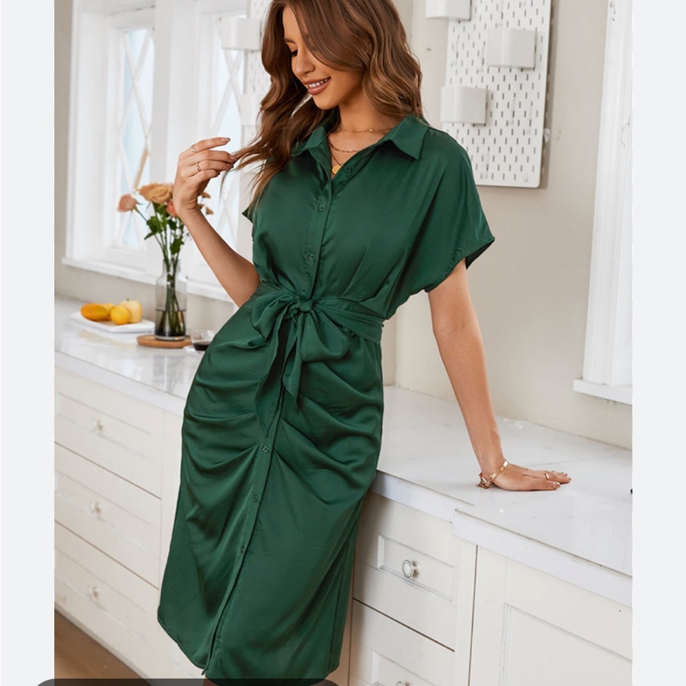 Cupshe green dress